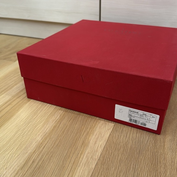 VALENTINO ROCKSTUD 100 LEATHER mules/booties IN BLACK size 37.5 - Picture 10 of 10